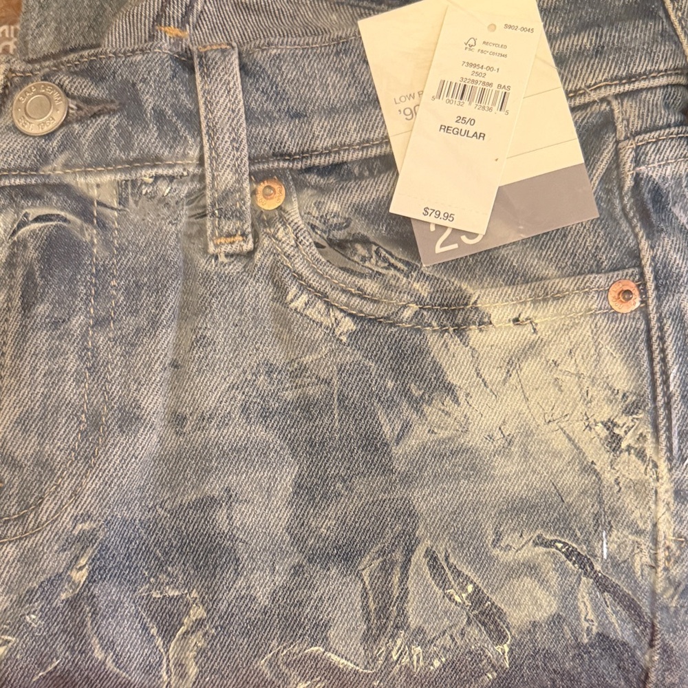 Women’s Blue Distressed Jeans - Unbranded